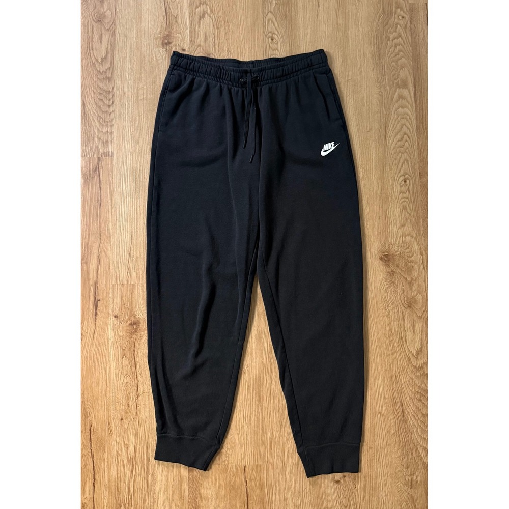 Nike Women's Sportswear Essential Fleece Joggers Black Size Medium